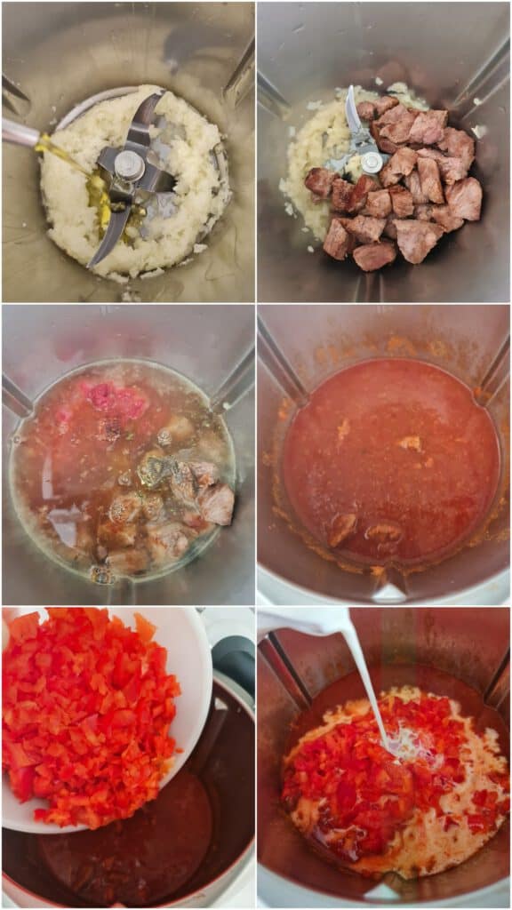 Einfaches Rindergulasch mit Paprika - Thermokoch.de