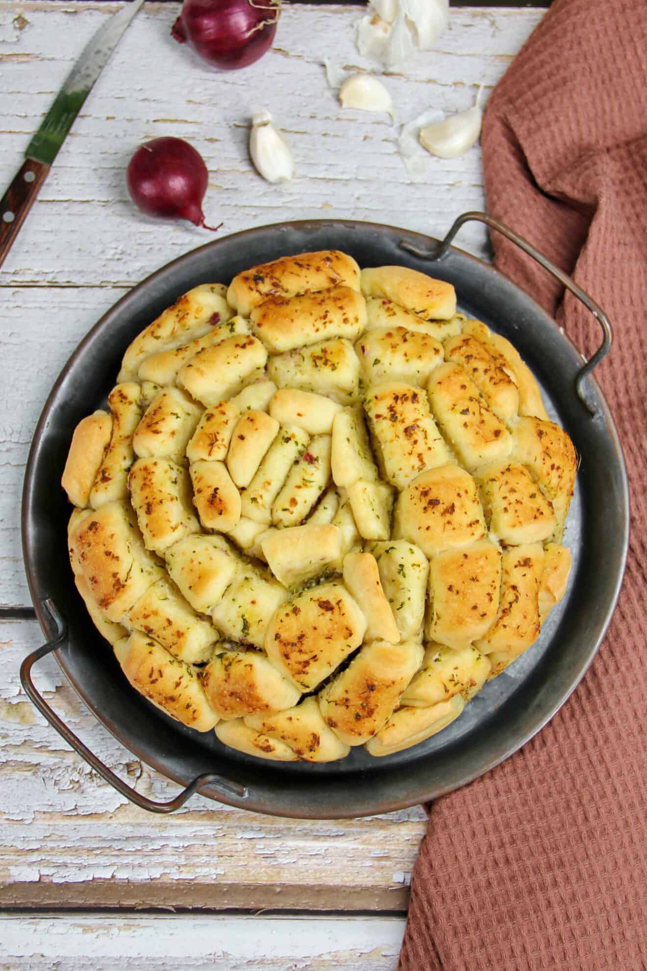 Kräuter-Faltenbrot - Einfaches Rezept - Thermokoch.de Kräuter-Faltenbrot - Einfaches Rezept - Thermokoch.de