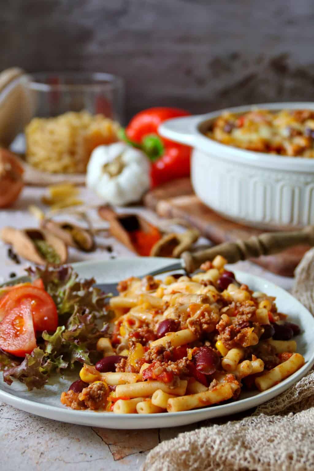 Mexikanischer Nudelauflauf - Thermokoch.de