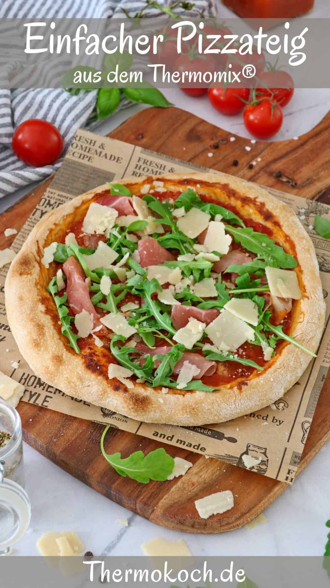 Faszinierend Pizzateig Rezept Thermomix Fotos