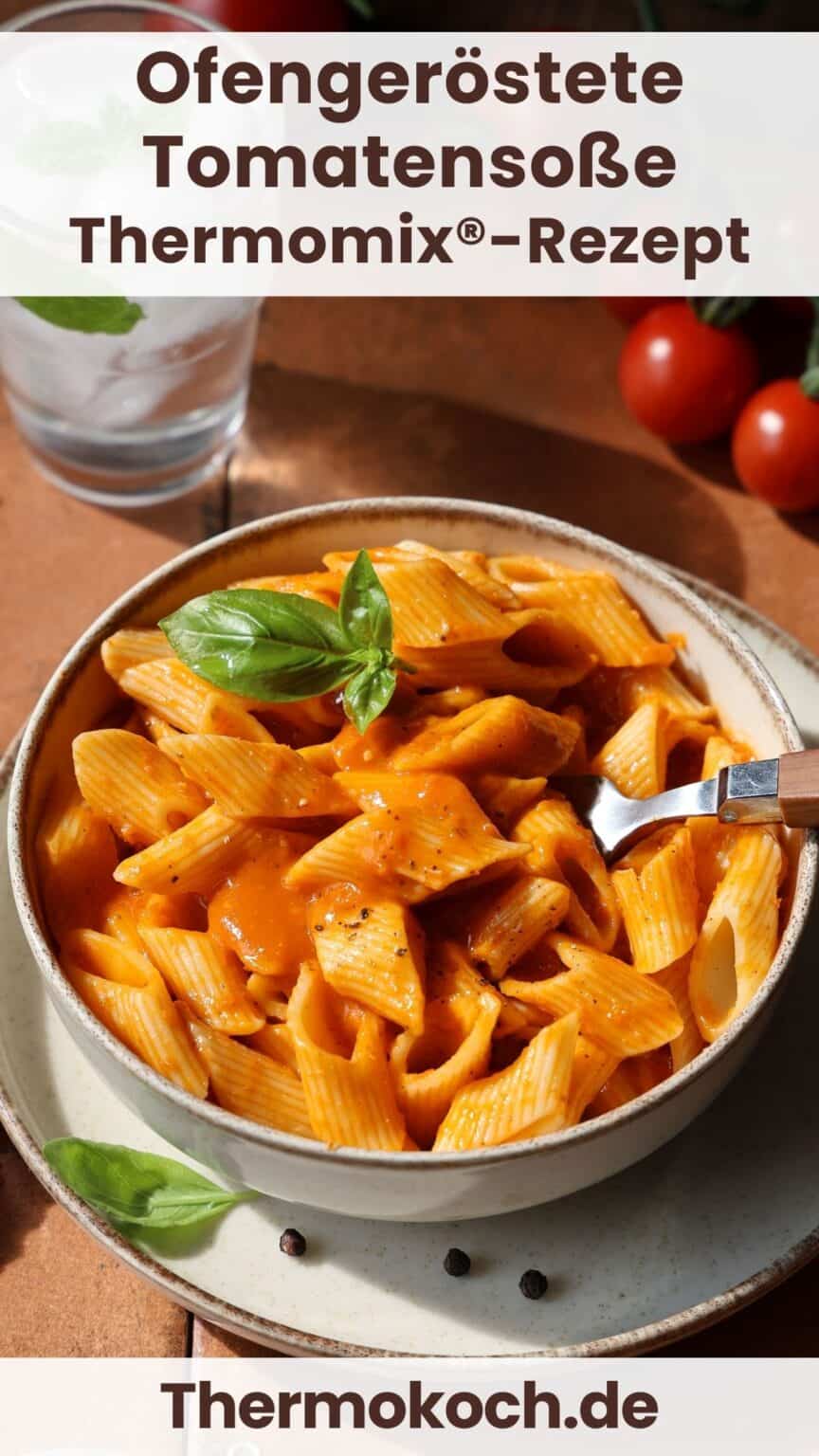 Ofengeröstete Tomatensoße - Einfaches Rezept für eine aromatische Soße ...