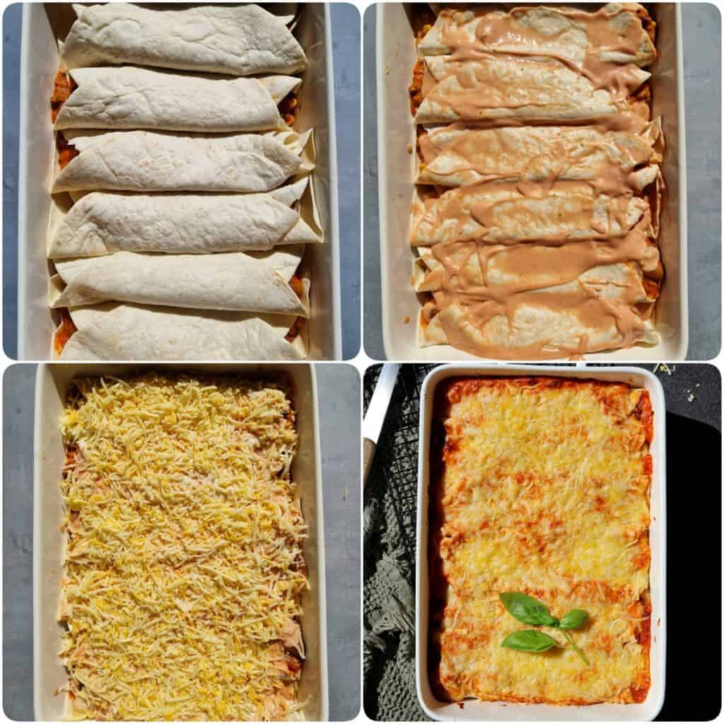  berbackene Wraps Mexikanische Enchiladas Thermokoch de
