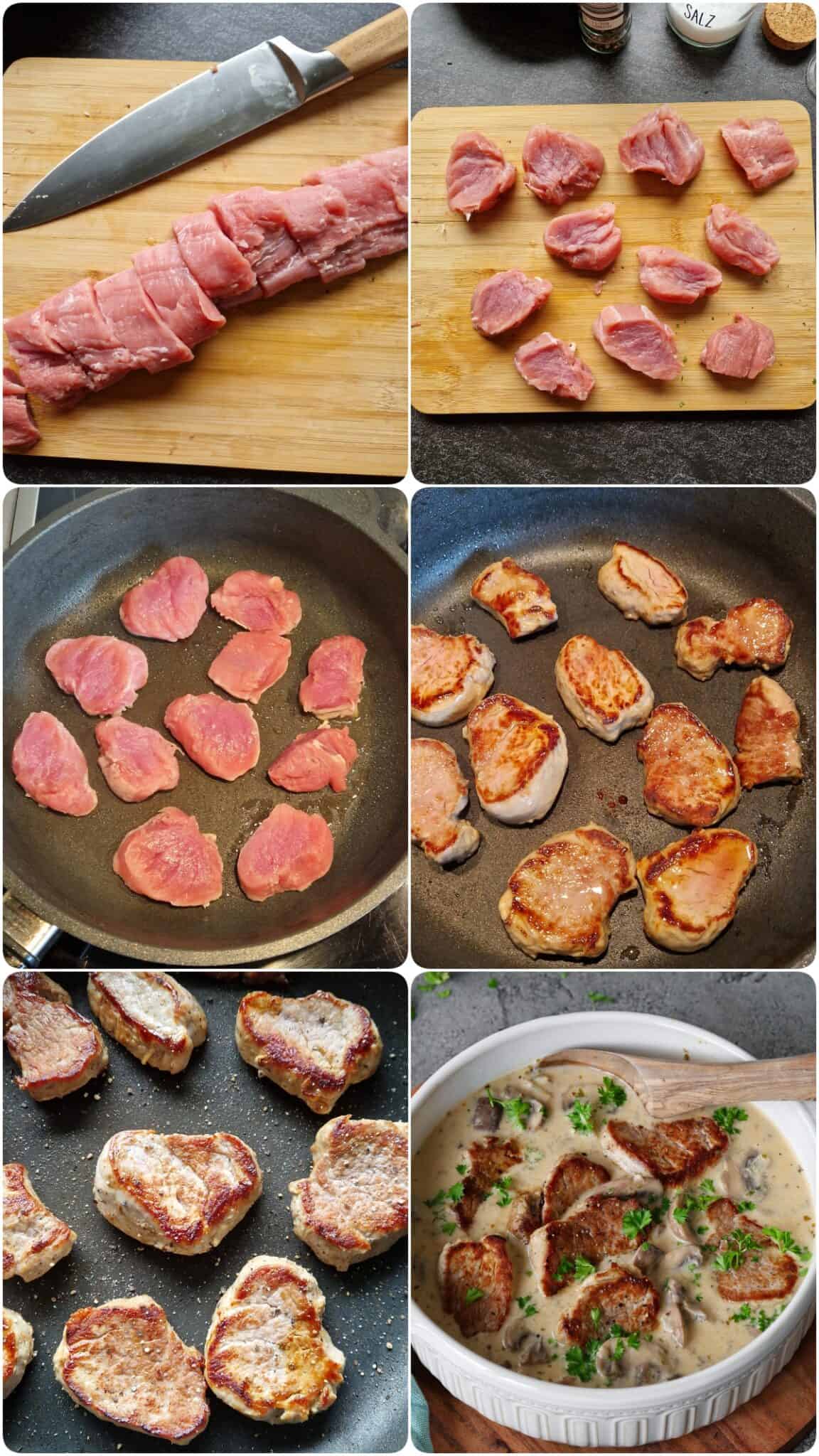 Jägertopf mit Schweinefilet und Champignons - Thermokoch.de