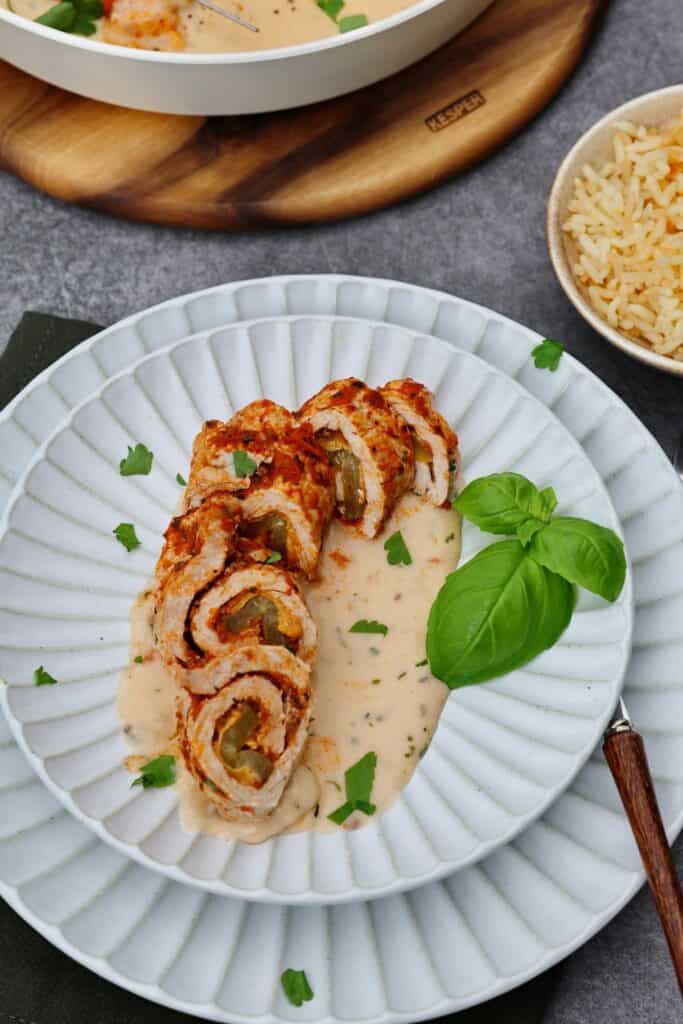 Putenrouladen mit Pesto - Thermokoch.de