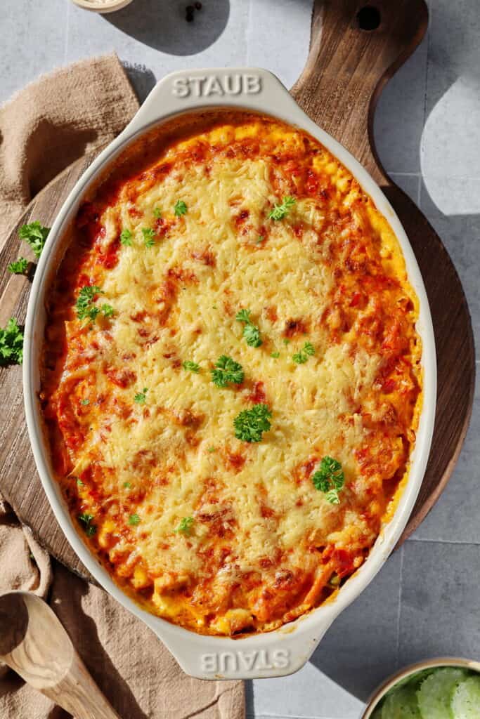 Spätzle-Auflauf mit Hähnchen - Thermokoch.de